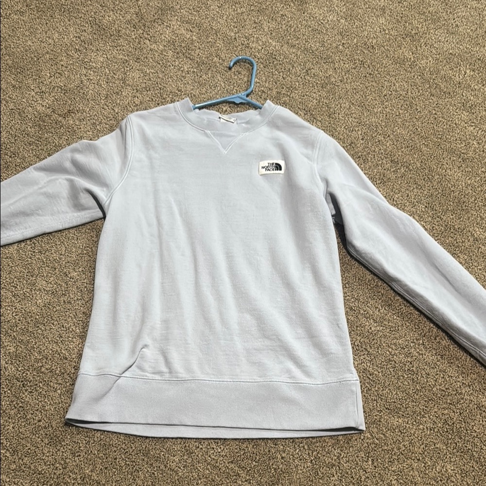 The North Face Pale Blue Crewneck